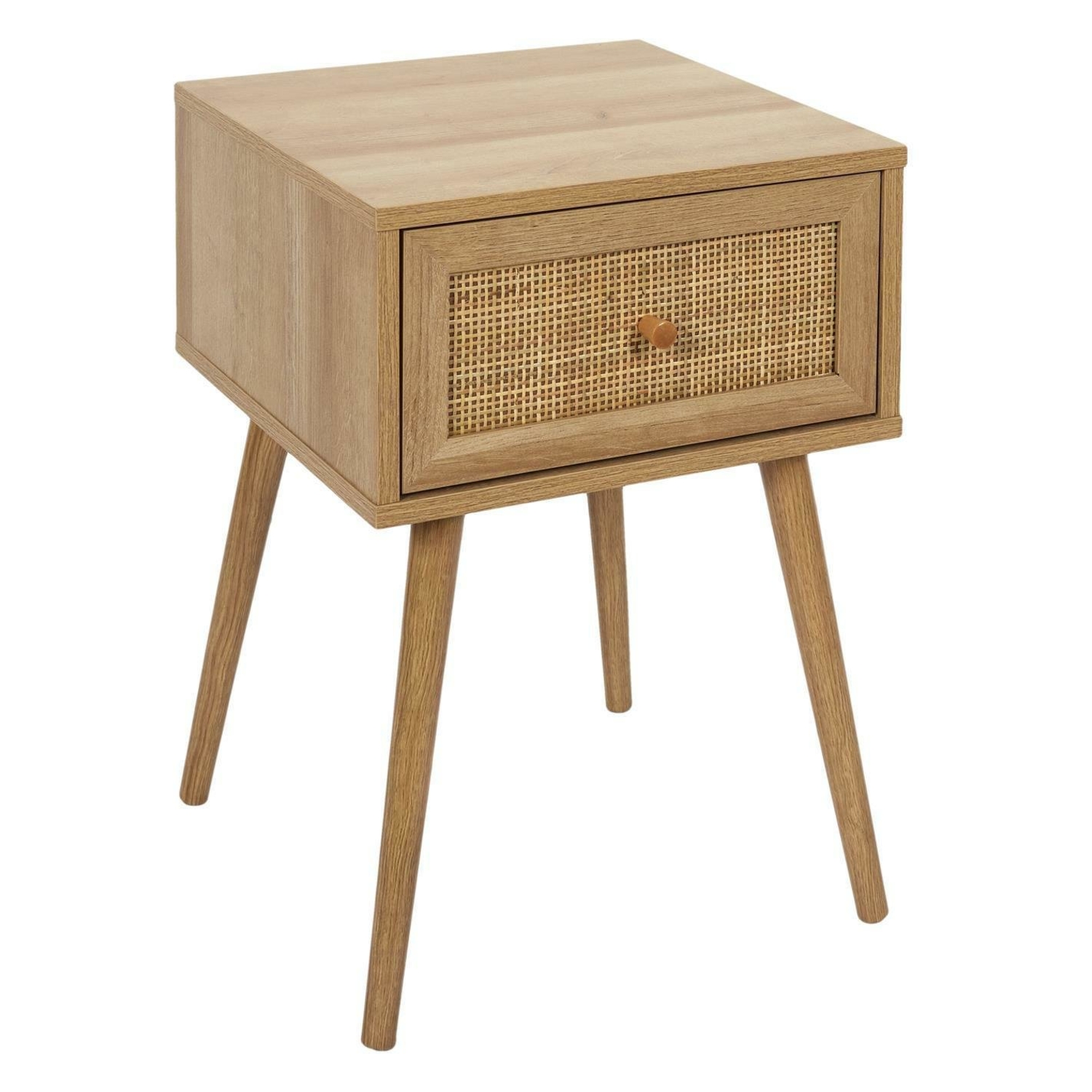 SZAFKA NOCNA Bali W STYLU BOHO z szufladą rattan plecionka