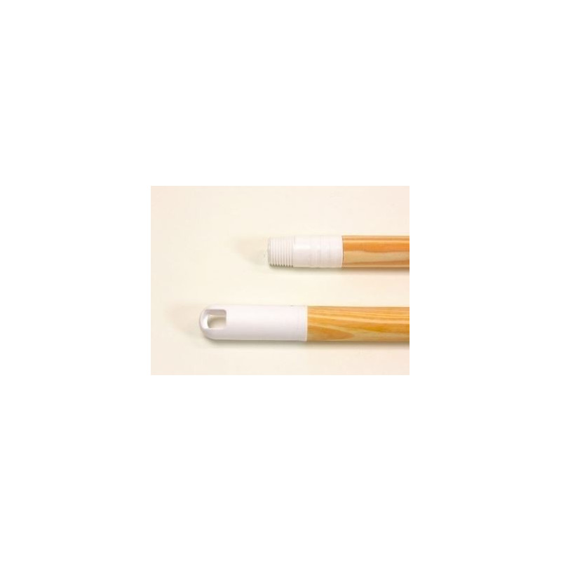 Manche à balai en bois avec douille Ø 23,5 mm x 1,40 m