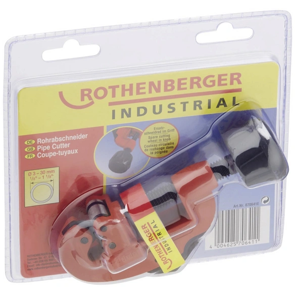 Rohrabschneider, schwarz/rot, Metall