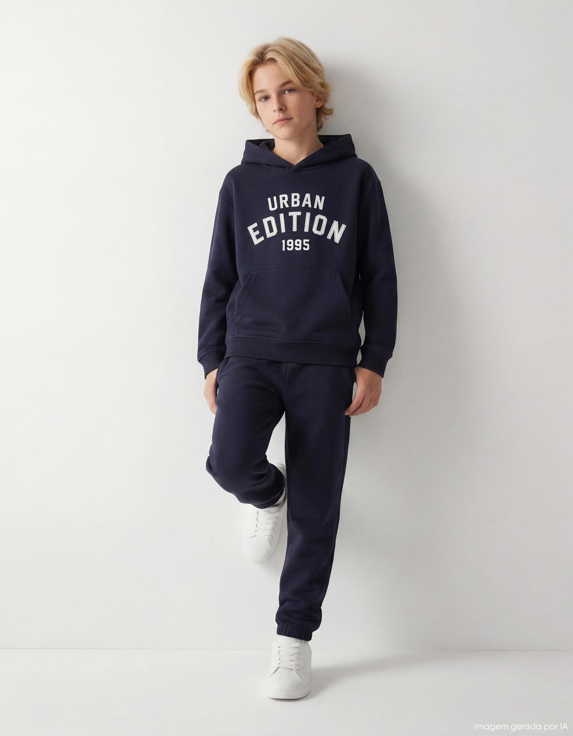 Conjunto de Jogging, Menino, Azul Escuro
