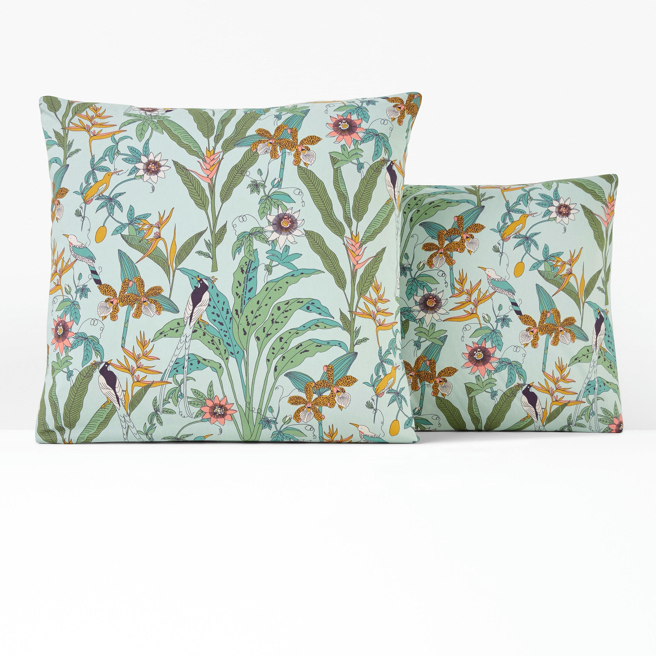 Taie oreiller percale de coton, Eden Flower