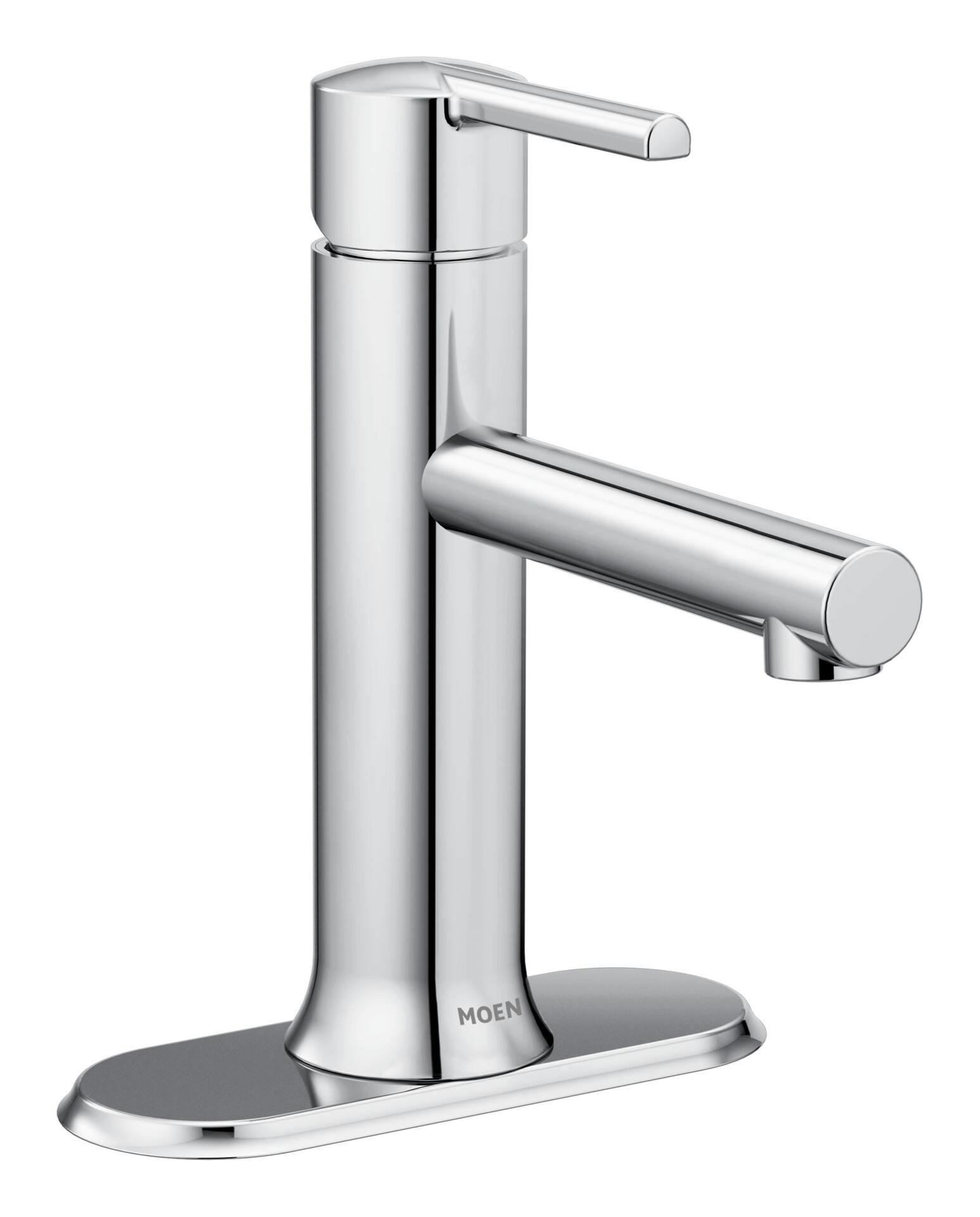Moen® Arlys Single Handle 4-in Centerset Bathroom Sink Faucet, WaterSense® Certified, Chrome