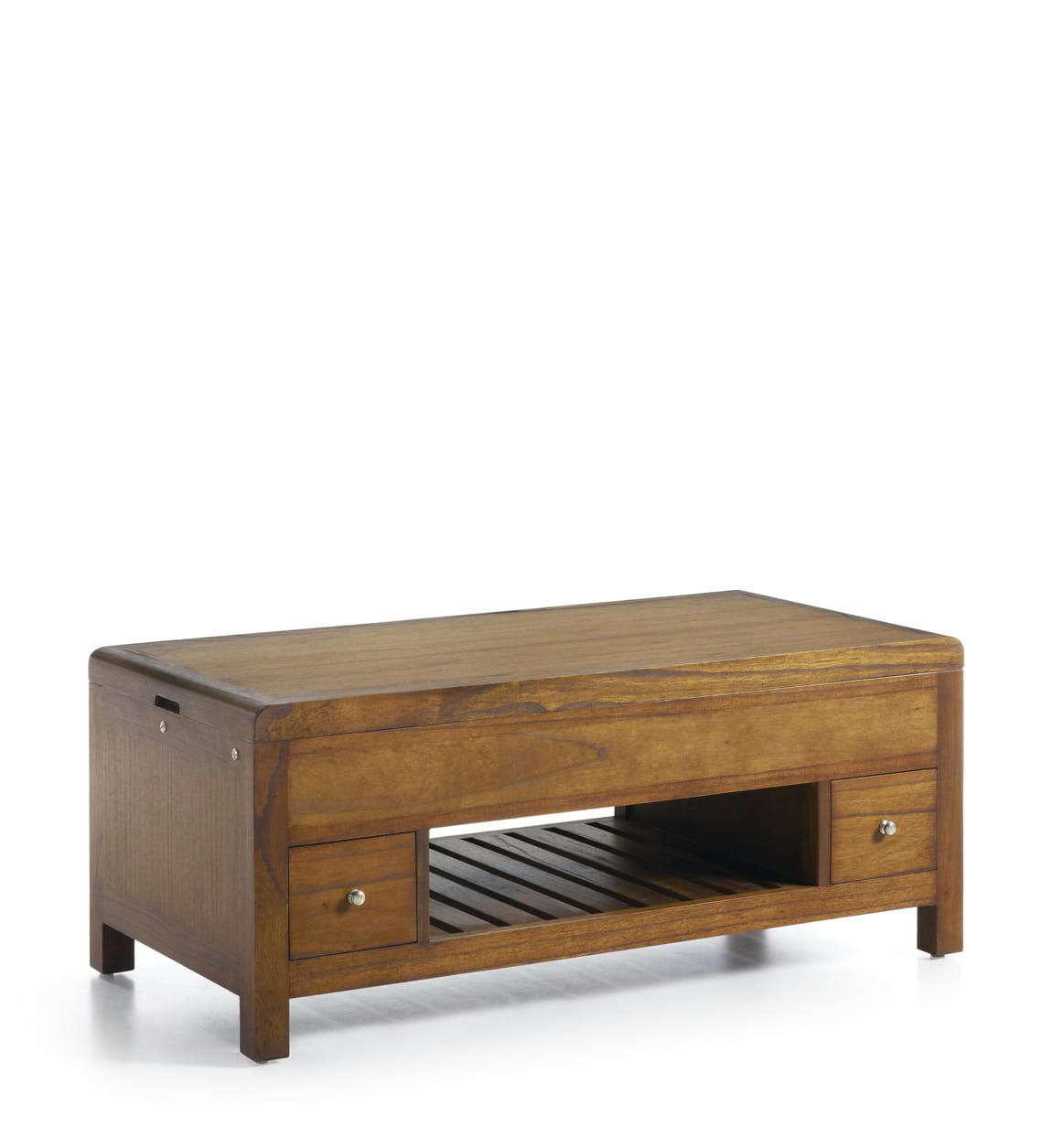 FLASH - Table basse relevable en bois marron L 110 cm