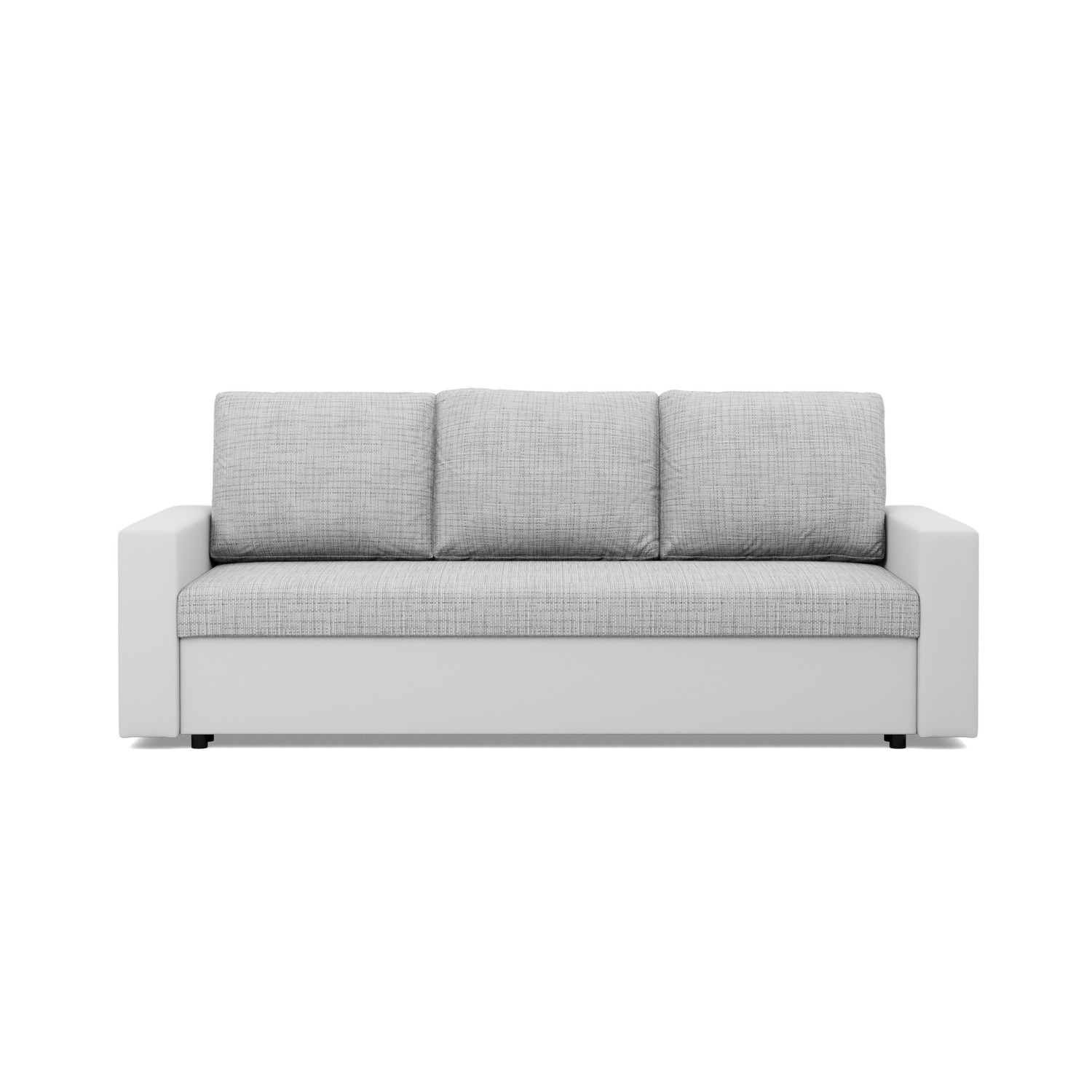 SOFA KANAPA do salonu z funkcją spania – biała szara
