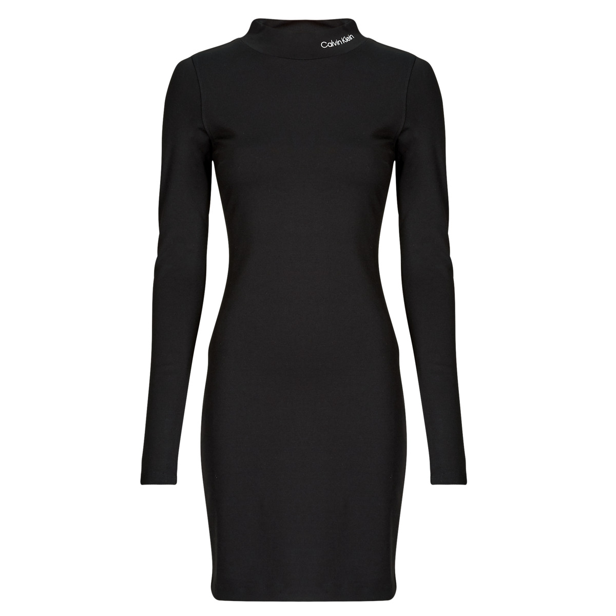 Calvin Klein Jeans - LOGO ELASTIC MILANODRESS - Black
