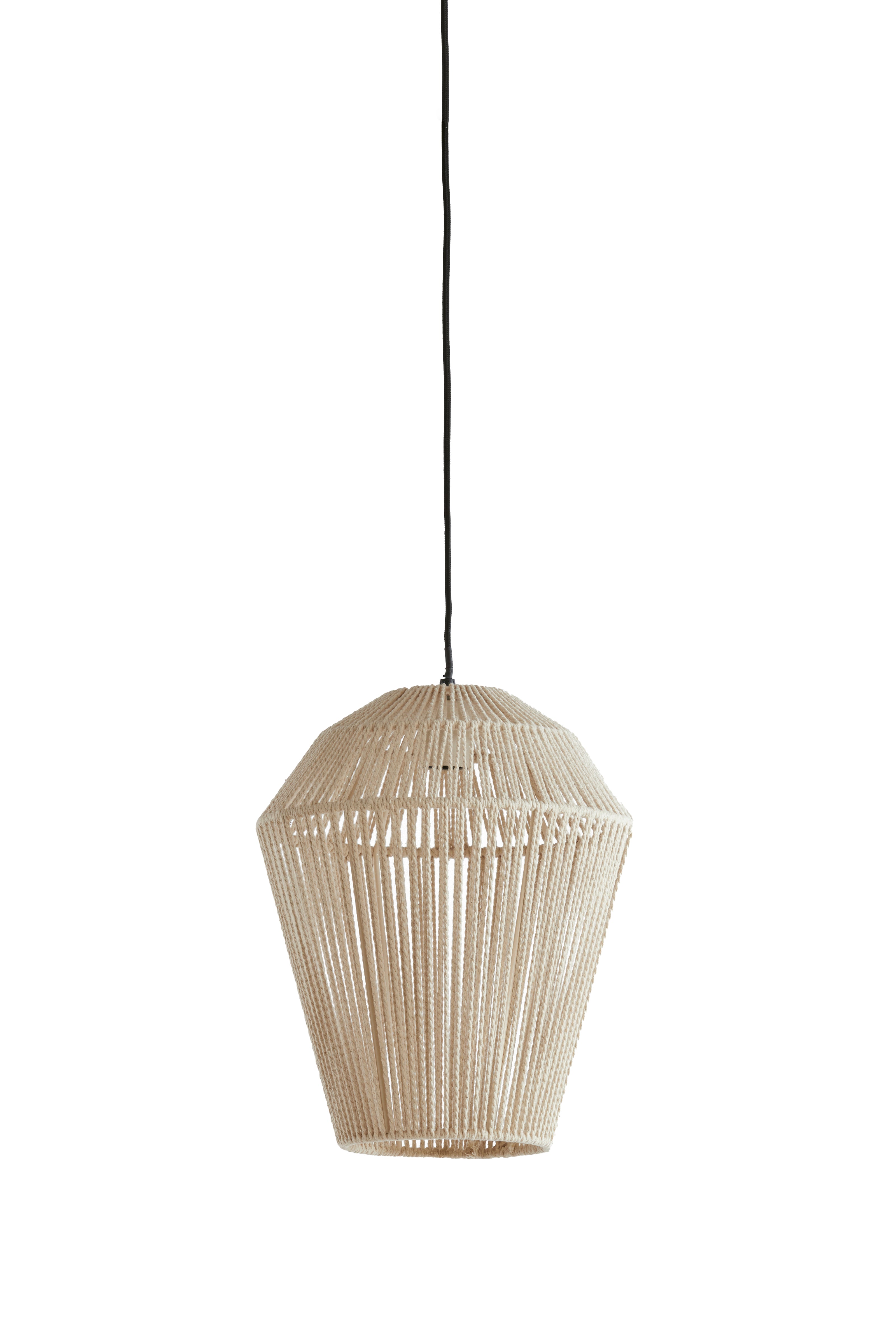 Light & Living hanglamp DEYA - Ø30x37cm - wit