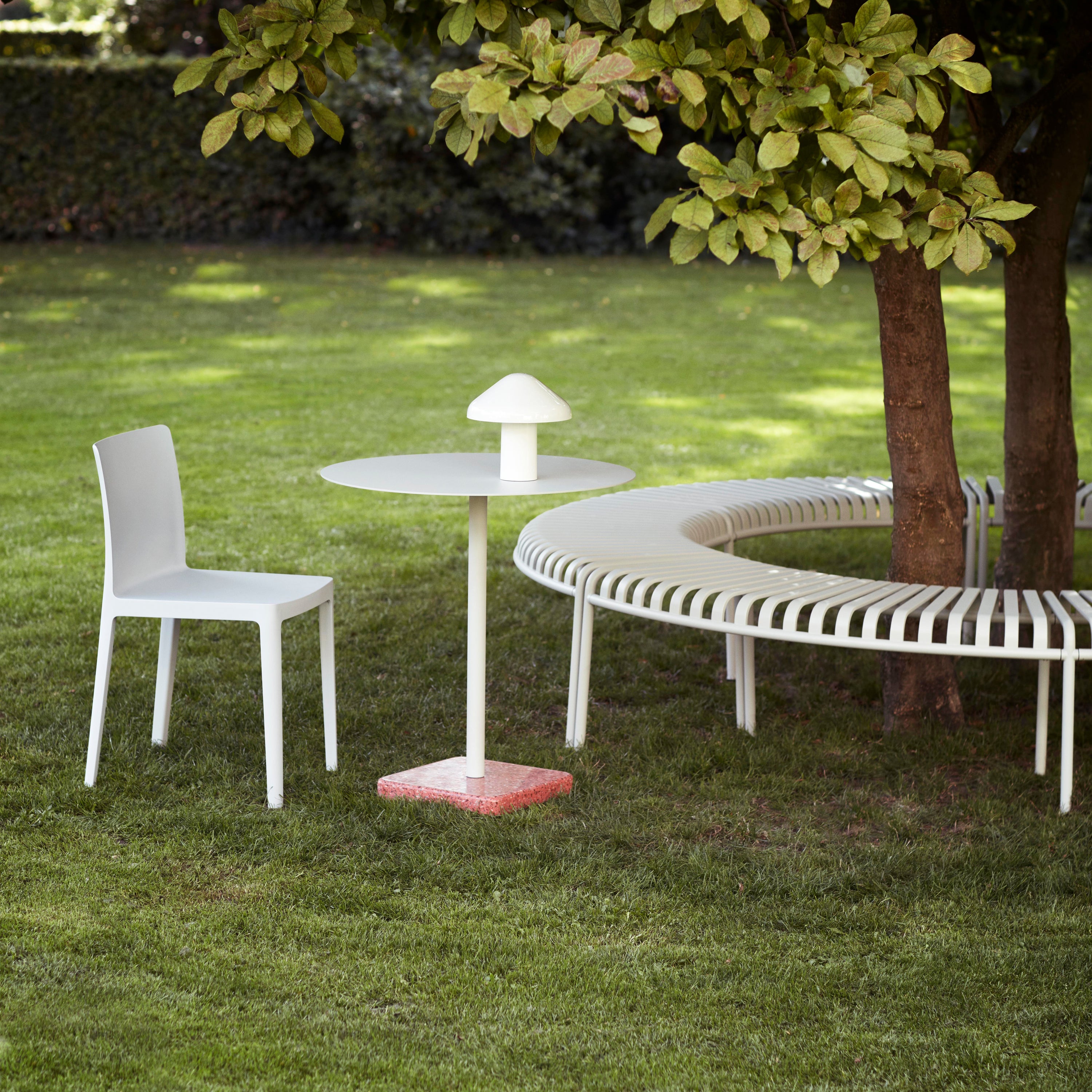 HAY Palissade Park Tuinbank - Set van 2 - Sky Grey