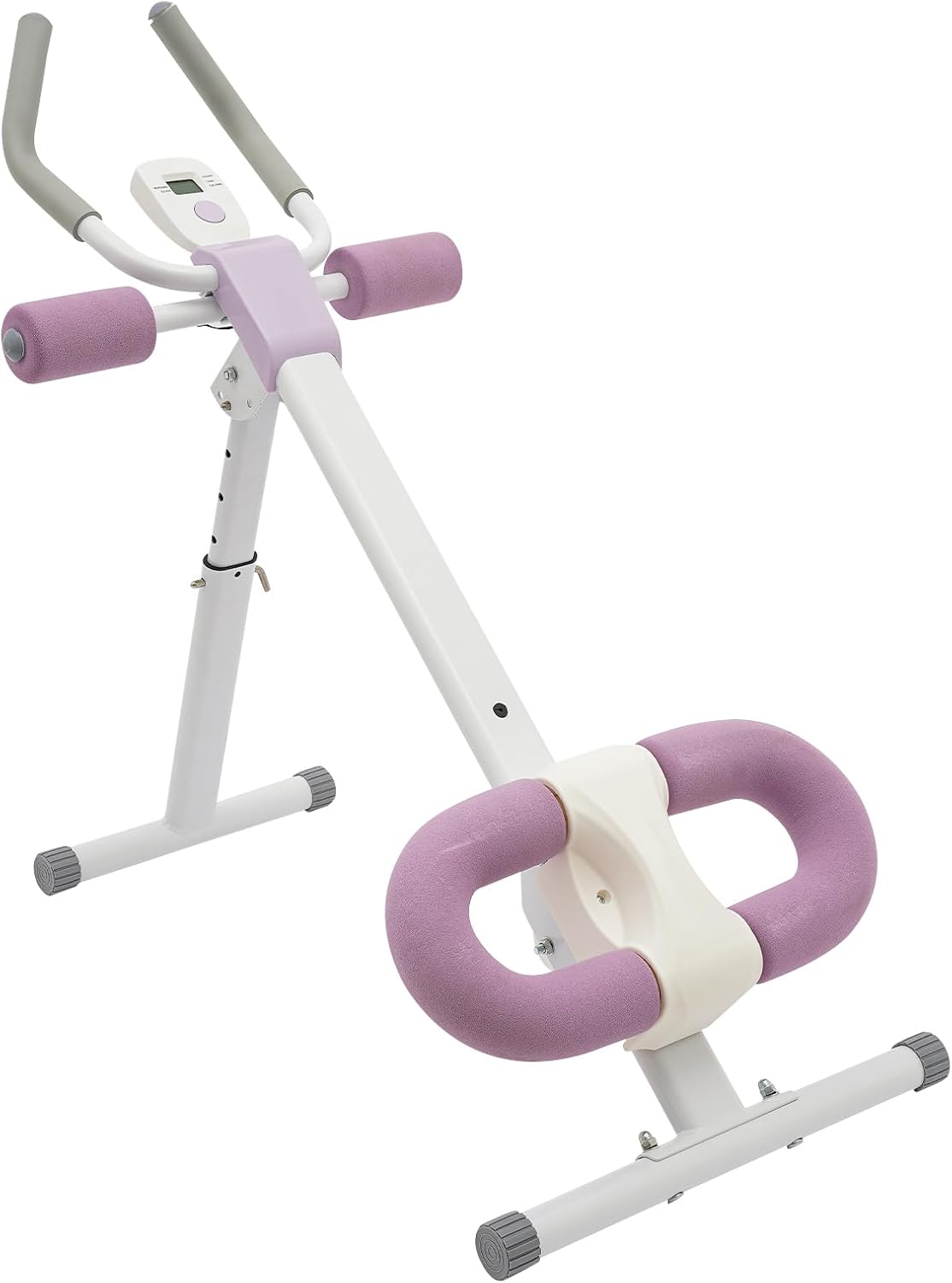 Ab Machine Ab Workout Equipment Adjustable Abdominal Trainer Whole Body Exercise Machine Stomach Waist Cruncher Core Toner Leg Thighs Buttocks Shaper Foldable Home Gym Equipment