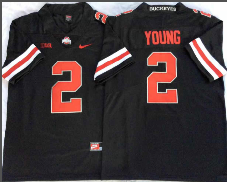 YOUNG NCAA Ohio State Buckeyes Nike Vapor Limited Jersey
