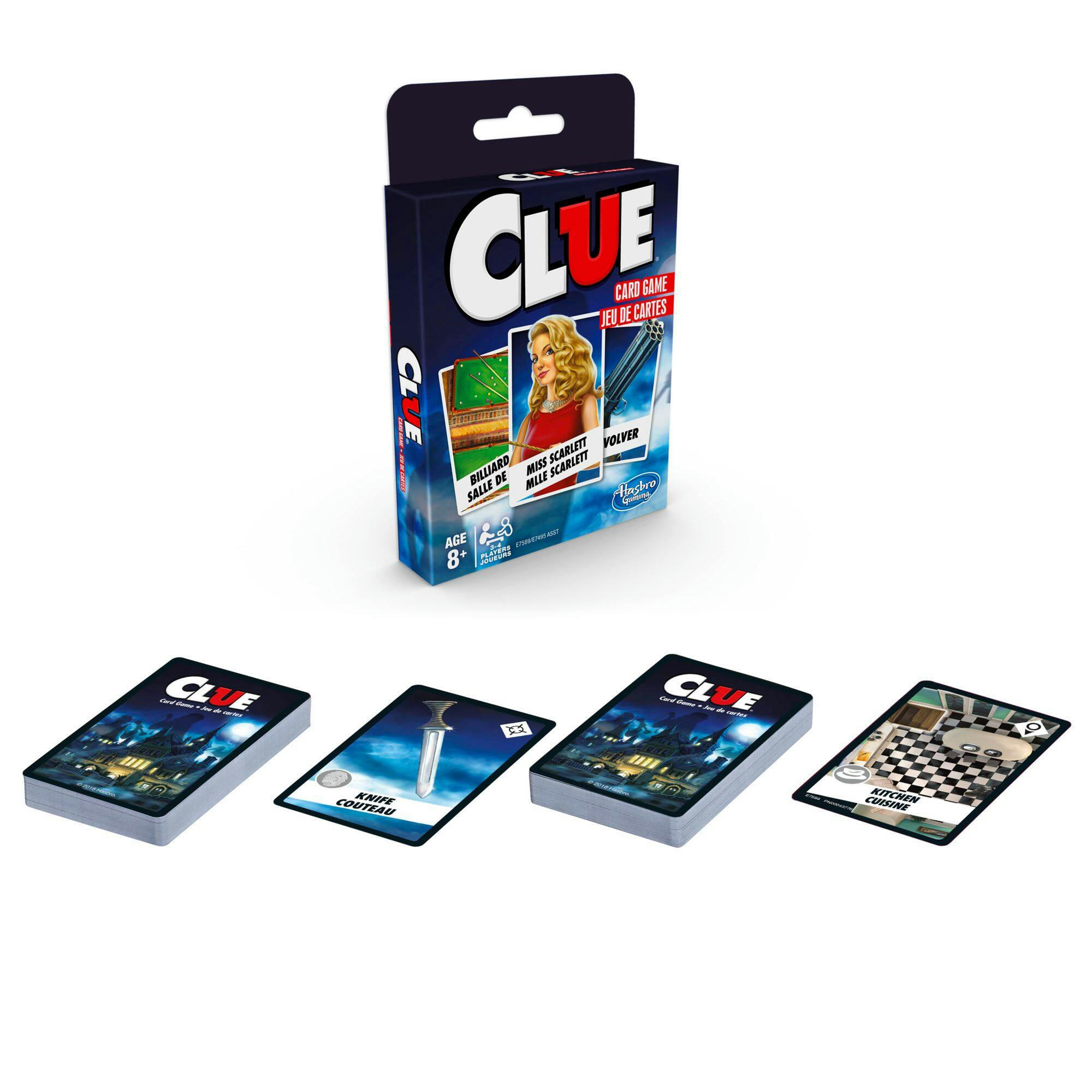 Clue Card Game - Bilingual, Age 8+