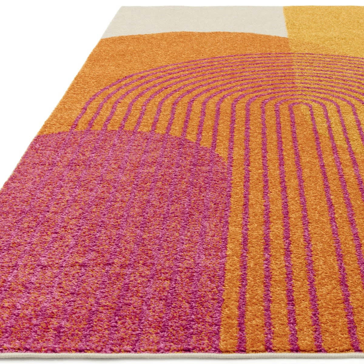 DISCO - Tapis en Polypropylène Jaune 200x290 cm