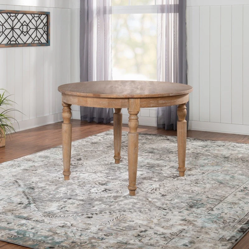 Newport Light Natural Brown Round Table
