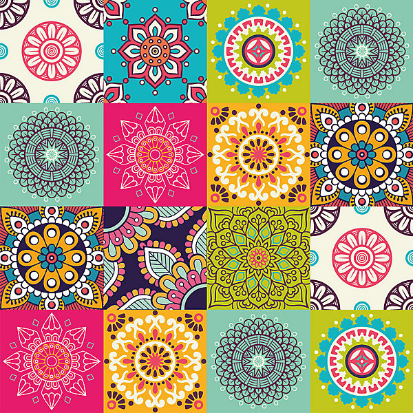 Crédence Adhésive Mandala 400 x 50 cm