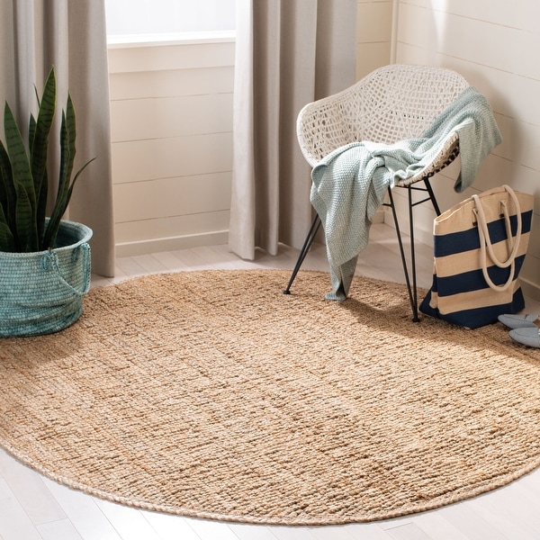SAFAVIEH Handmade Natural Fiber Dorle Casual Solid Jute Rug