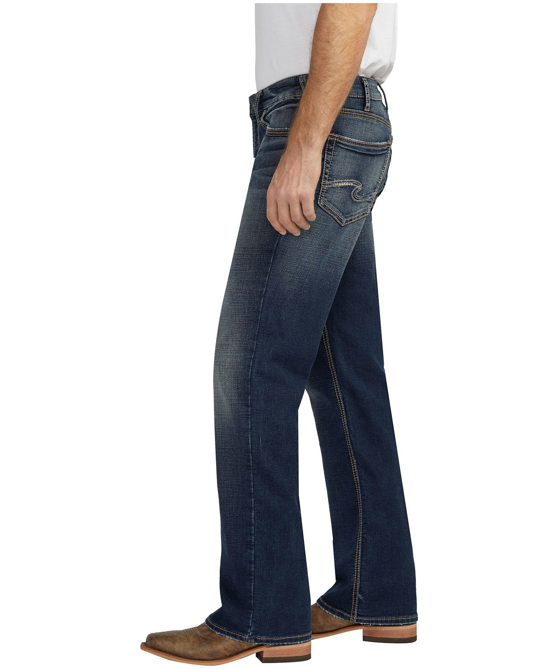 Silver Men's Zac Relaxed Fit Straight Leg Jeans