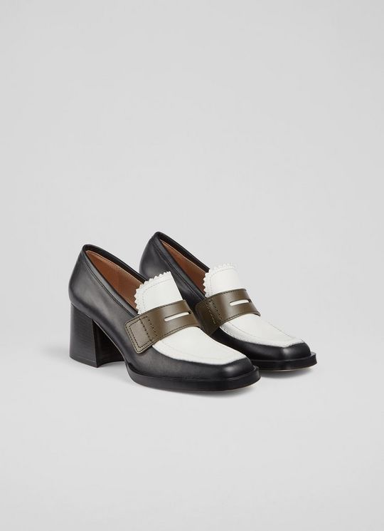 Joss Multi Chunky Heel Welt Loafer