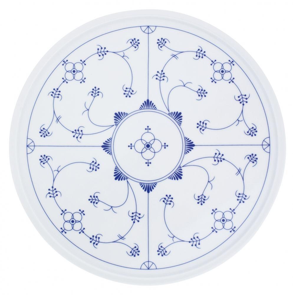 Kahla Tradition Platte/Tortenplatte, 31 cm in Blau Saks
