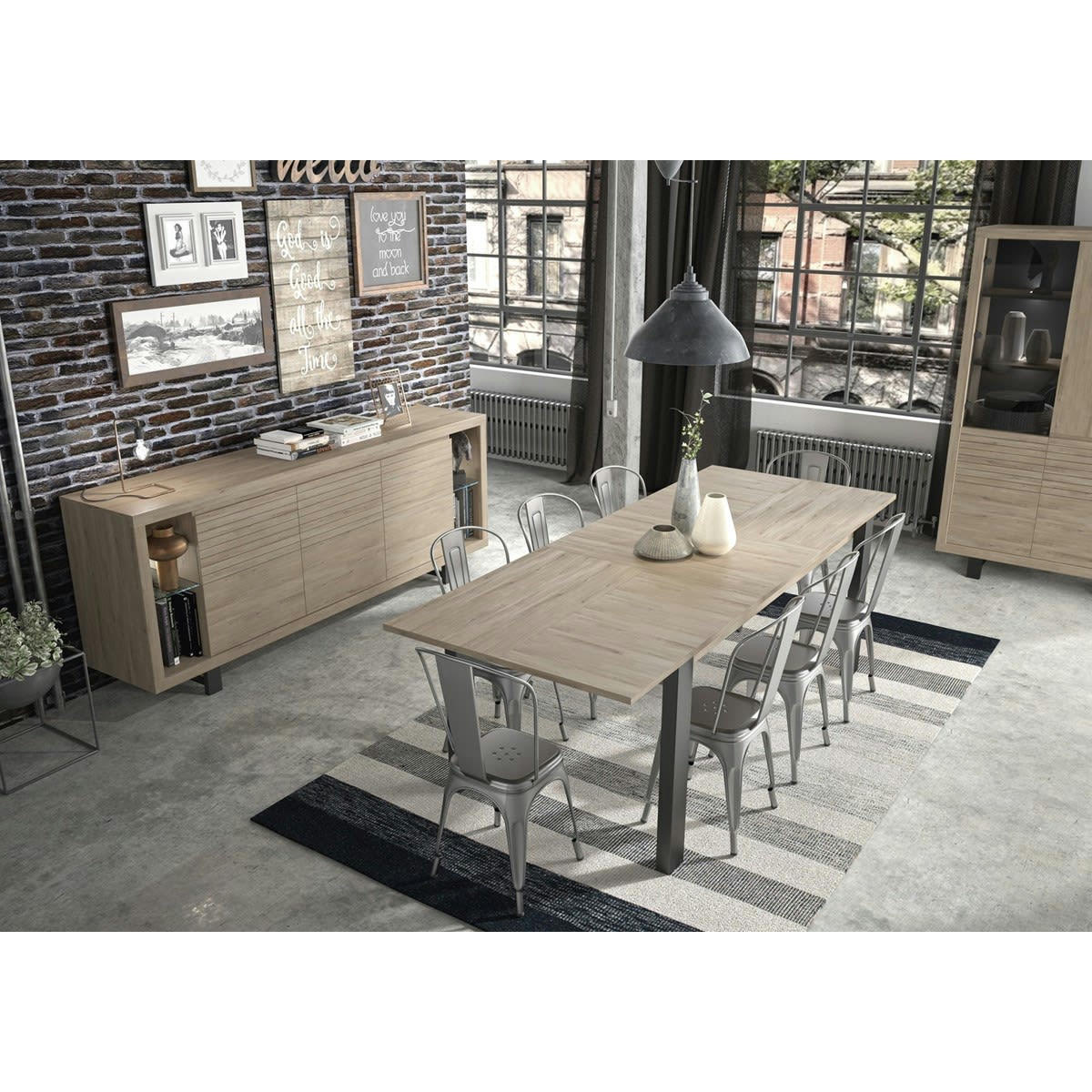 CLAY SÉJOUR - Buffet en bois marron