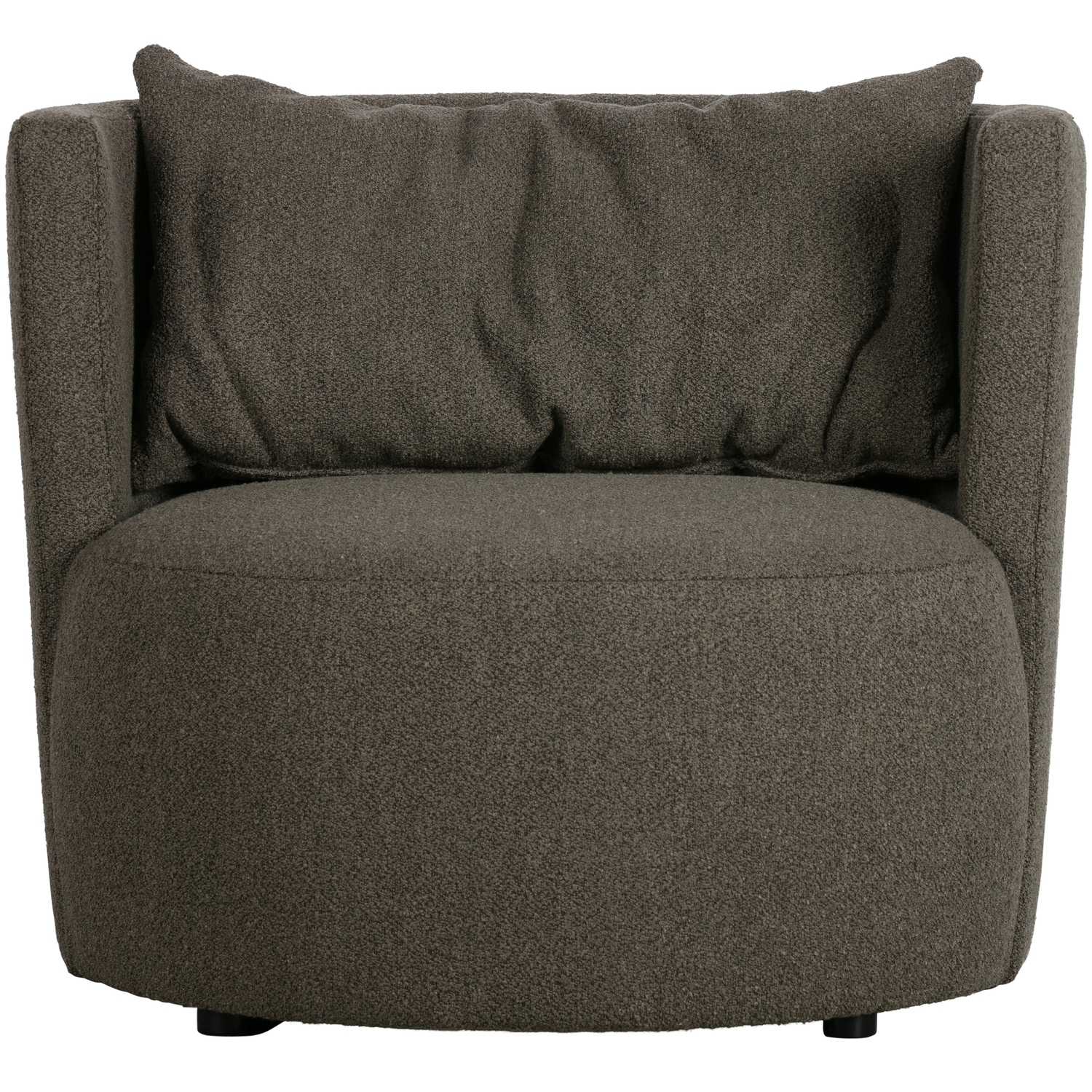 vtwonen fauteuil Explore - Bouclé - Bruin - 81x96x92