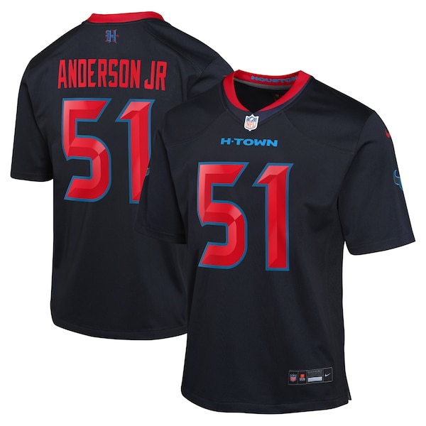 Will Anderson Jr. Houston Texans Nike Youth 2nd Alternate Game Jersey - Navy
