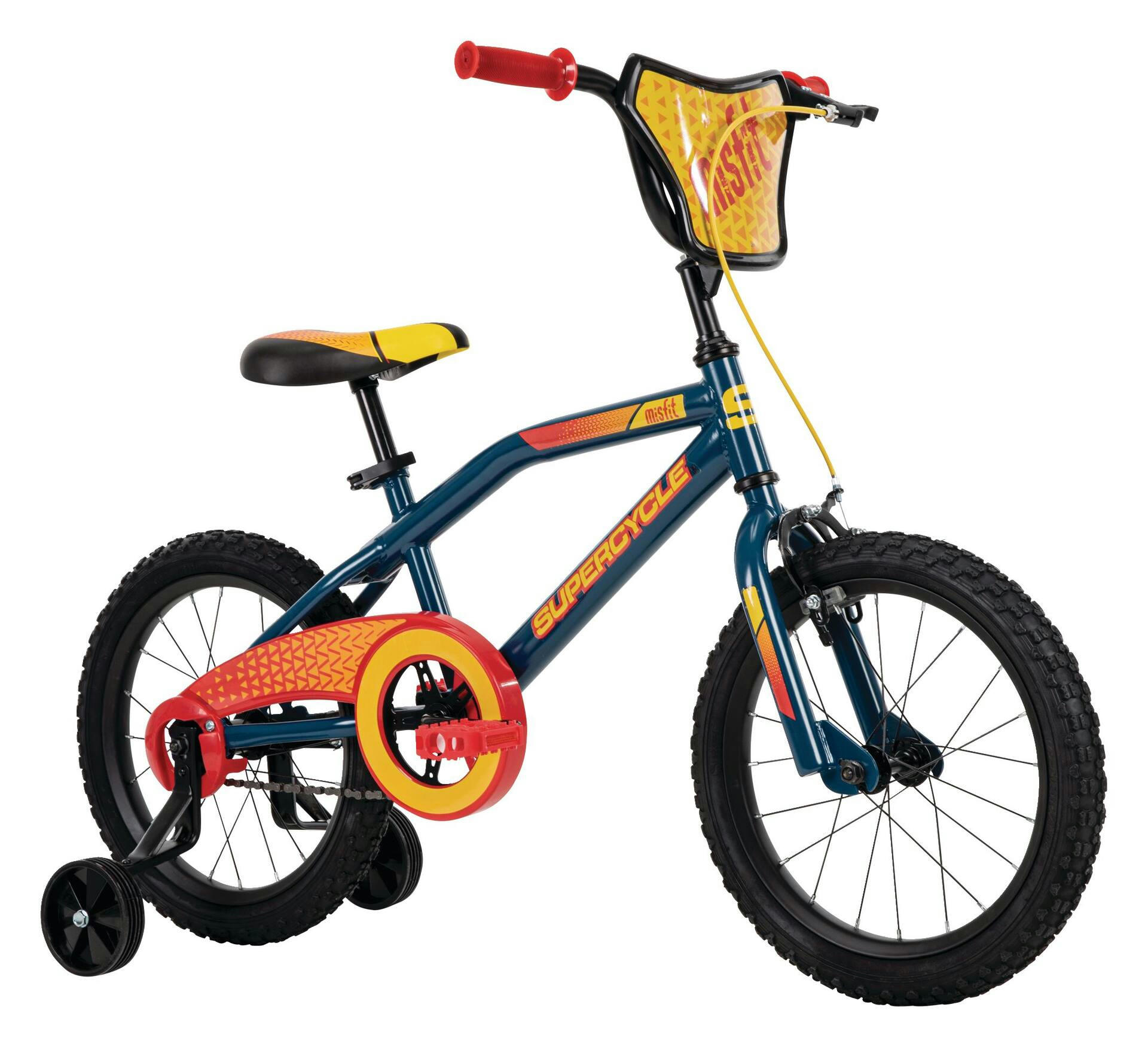 Supercycle Misfit Kids' Bike, 16-in, Blue/Red