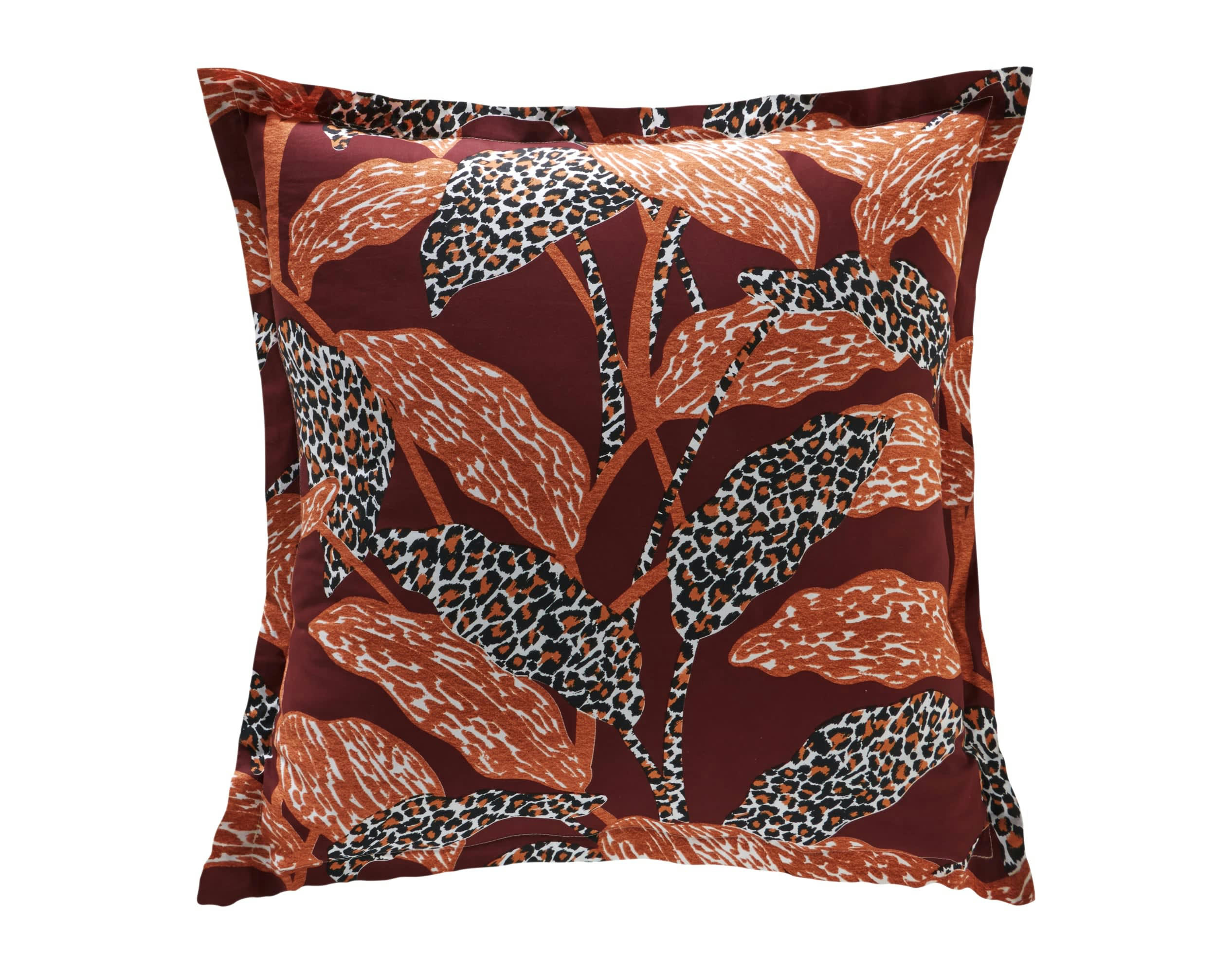 FELIDE - Taie d'oreiller 65x65 multicolore en coton