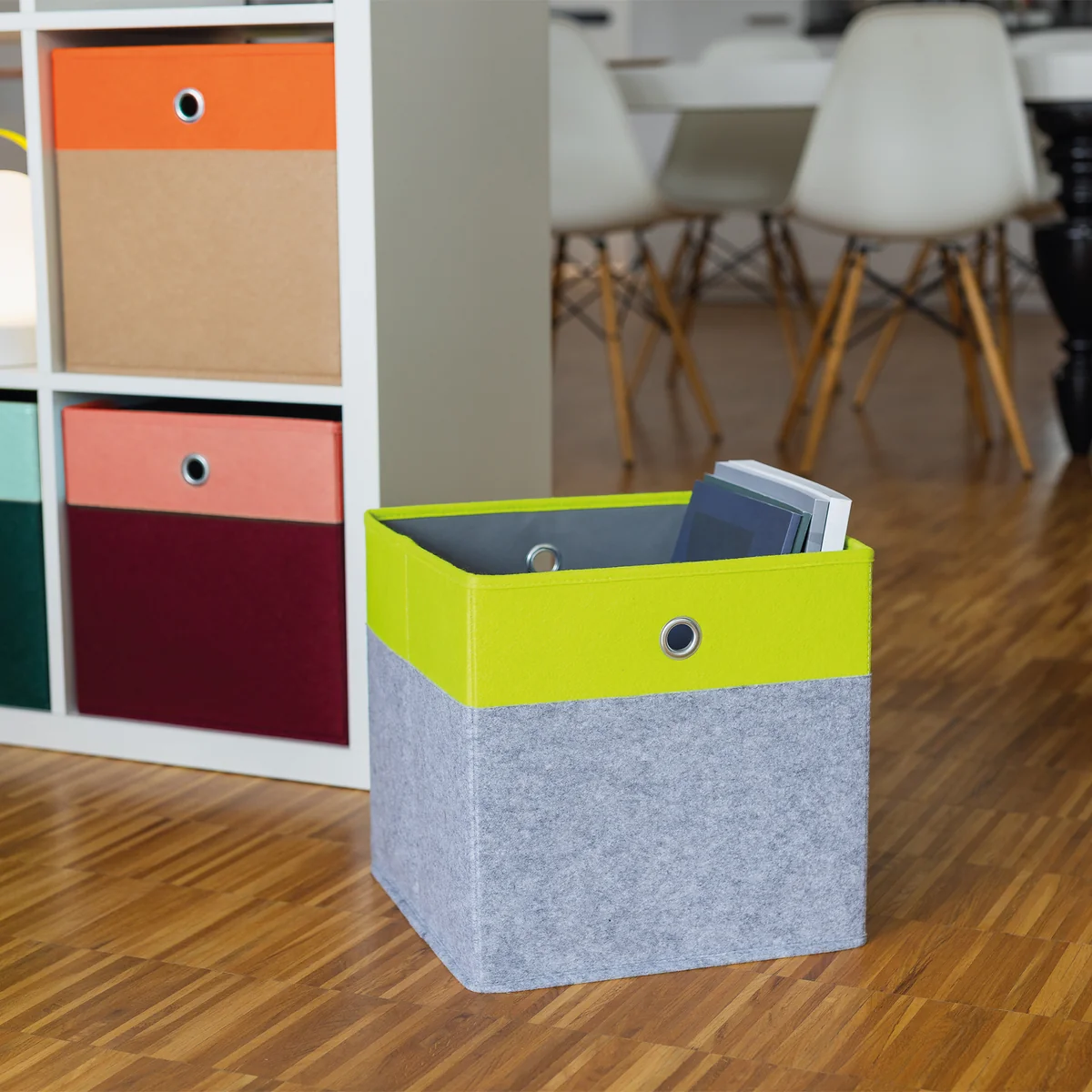 Remember - Faltbox Tosca, orange / braun