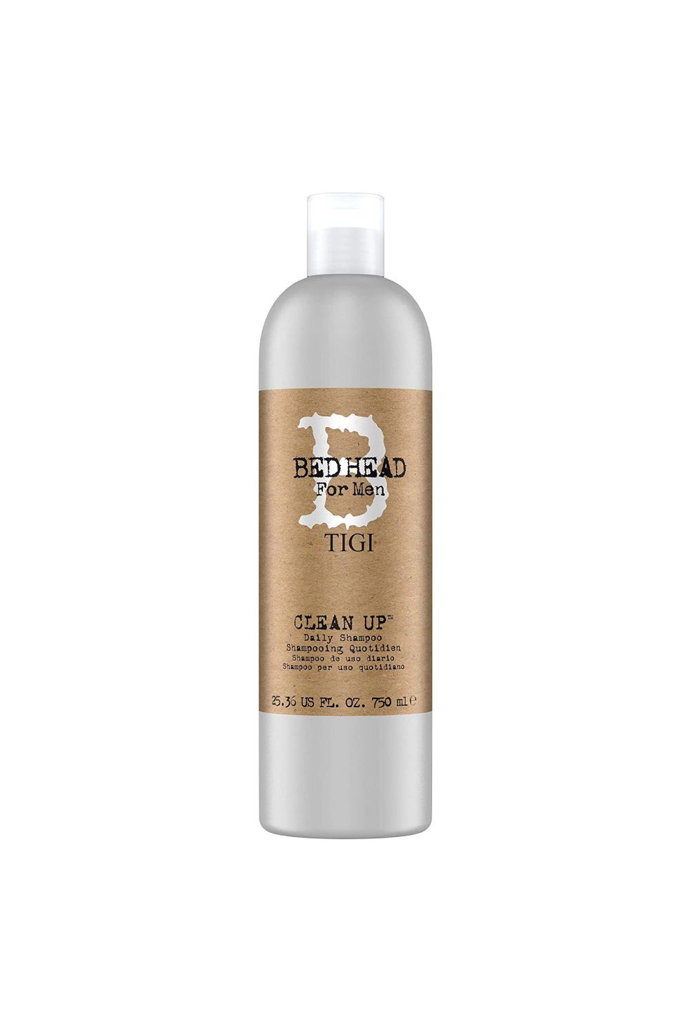 Tigi Clean Up Mens Daily 'Shampoo' for Normal Hair 750ml, 2pk