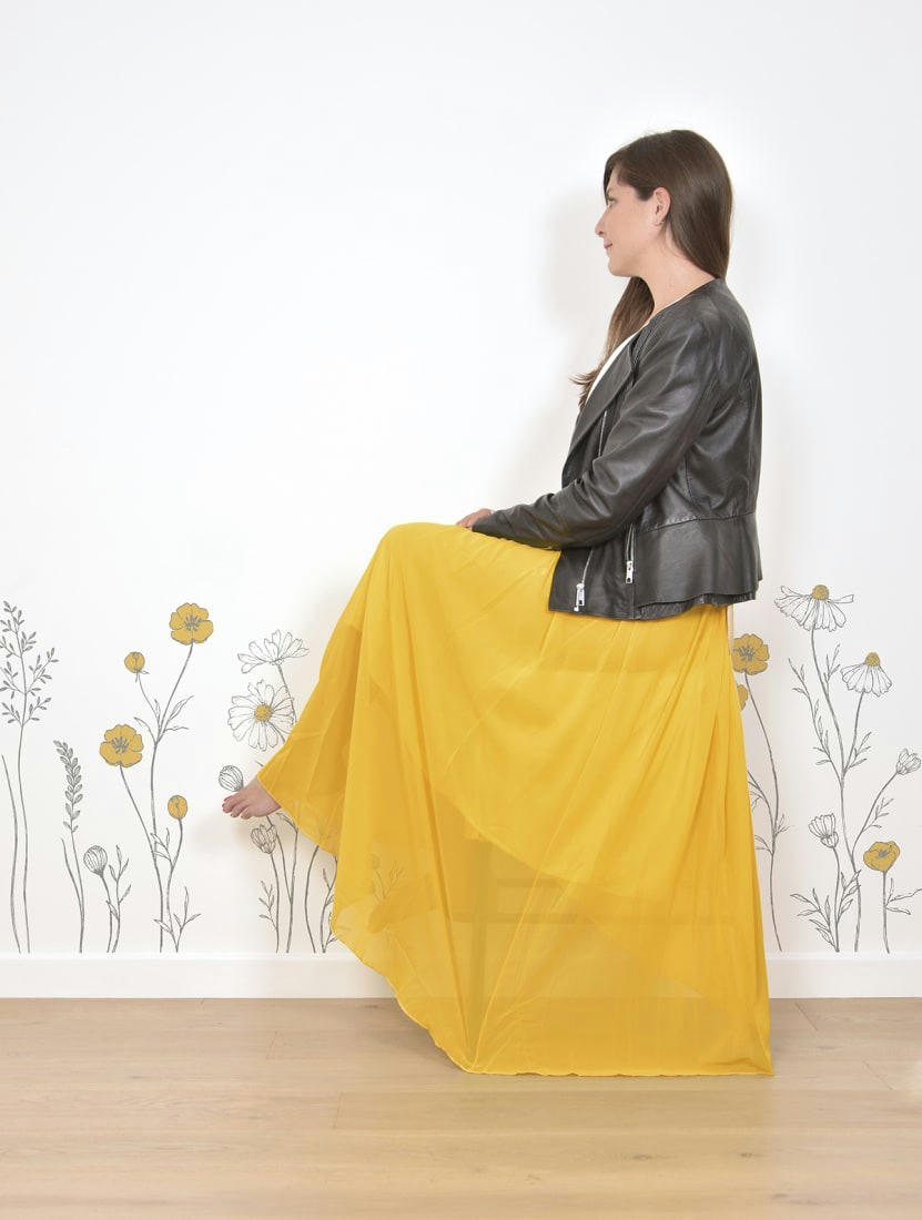 MURS - Sticker xl grandes fleurs des champs multicolore