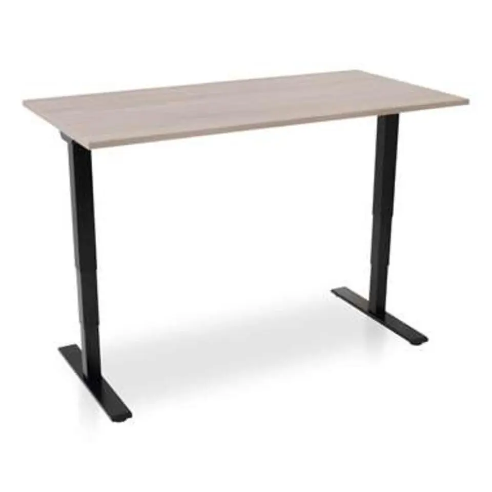 MRC COMFORT elektrisch zit sta bureau - 160x80 - midden eiken