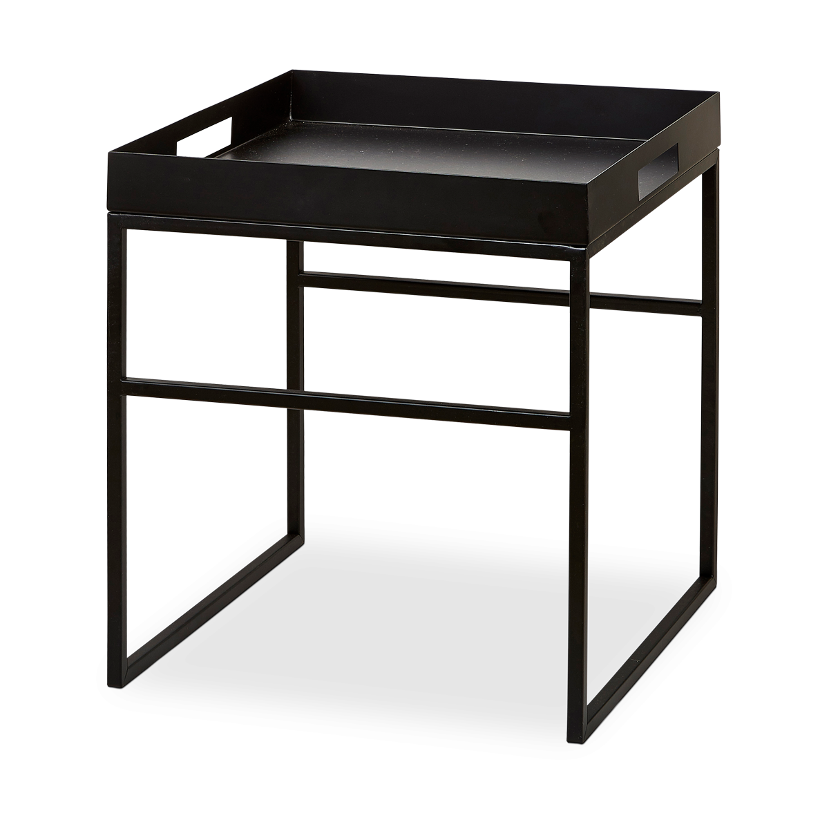 Villa Collection Svir Metalen Bijzettafel - Zwart