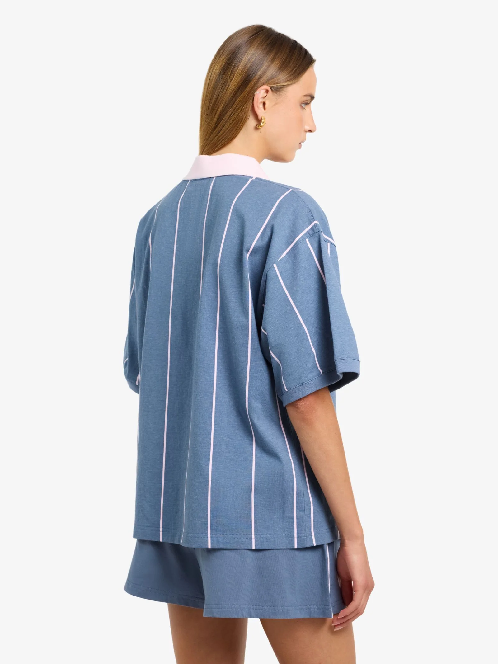 Oversized Saint Tropez Polo Shirt