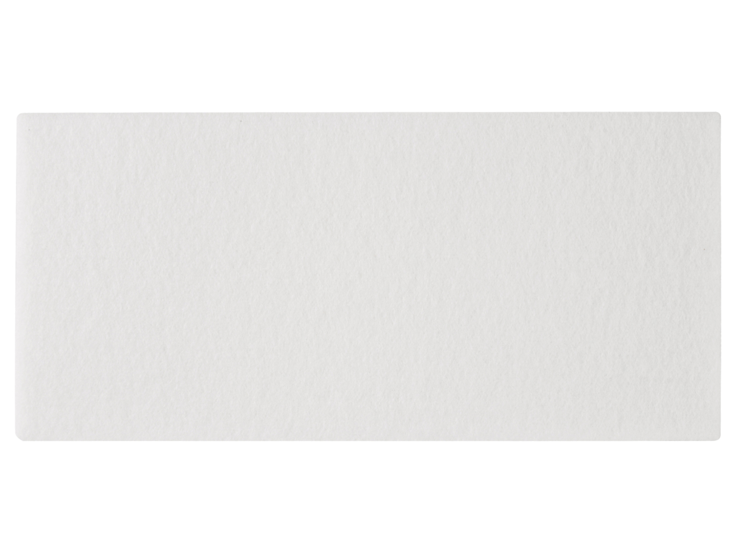 Podkładka filcowa pod meble 12x26 cm biała