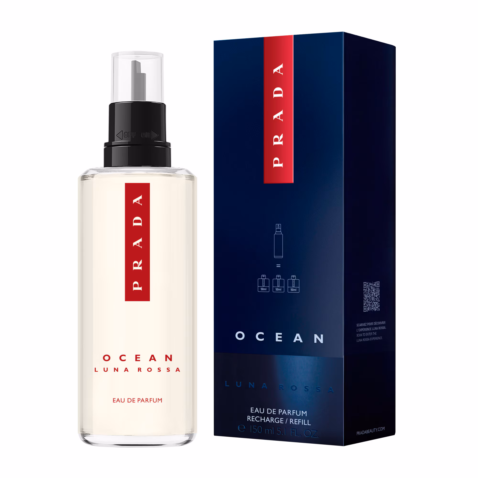 LUNA ROSSA OCEAN INTENSEEau de parfum - recharge