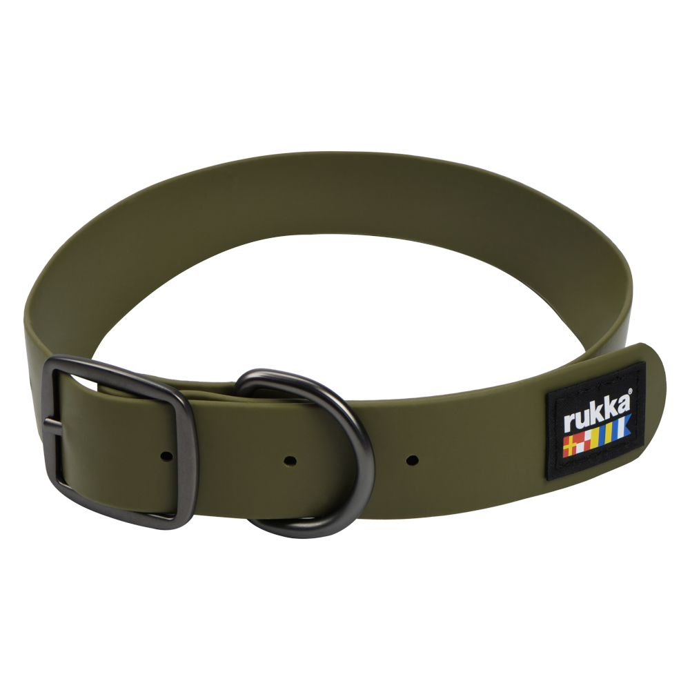 Rukka Biodipro Dog Collar – Olive