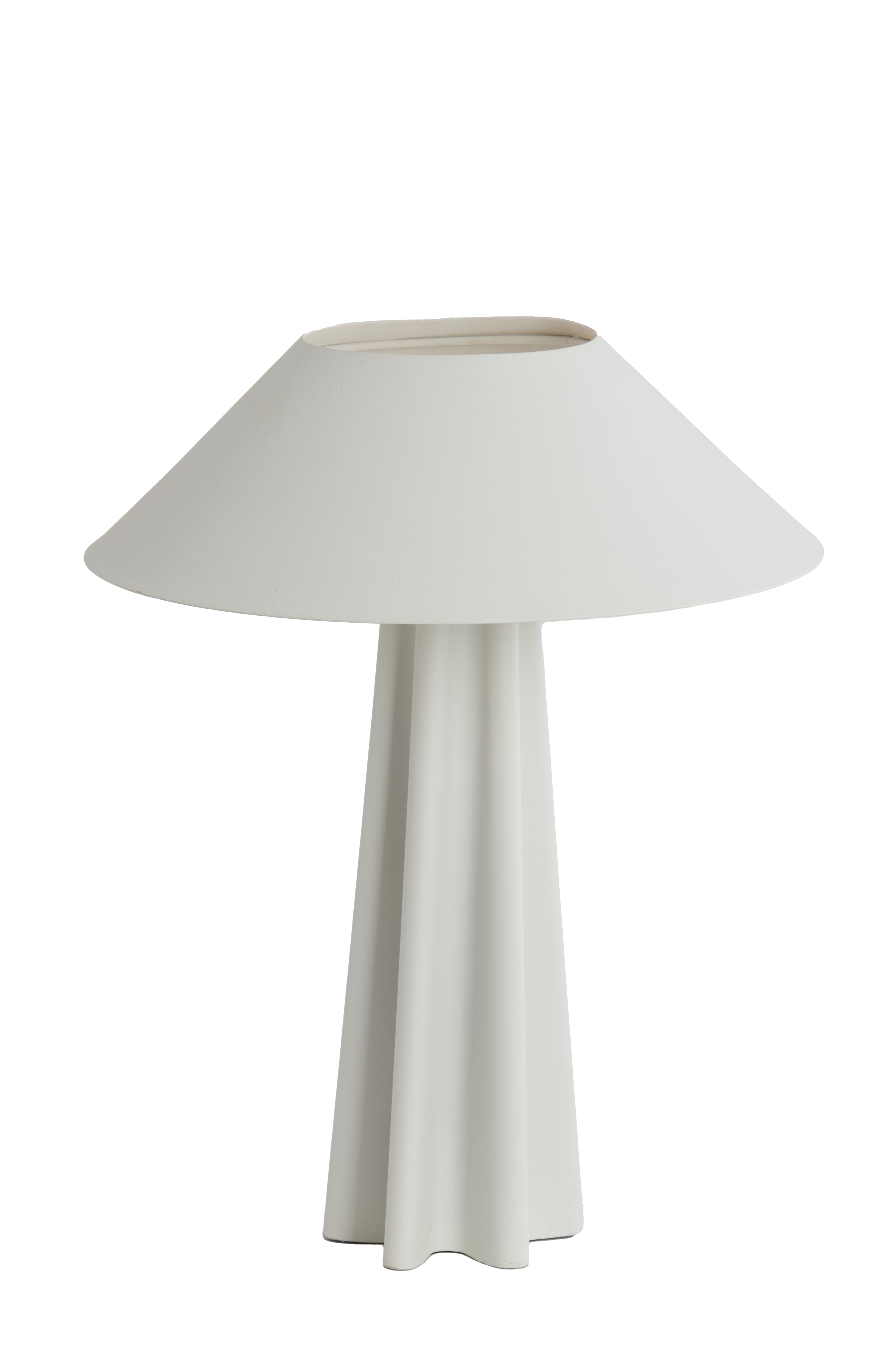 Light & Living tafellamp CUKAI - wit - Ø38x49cm