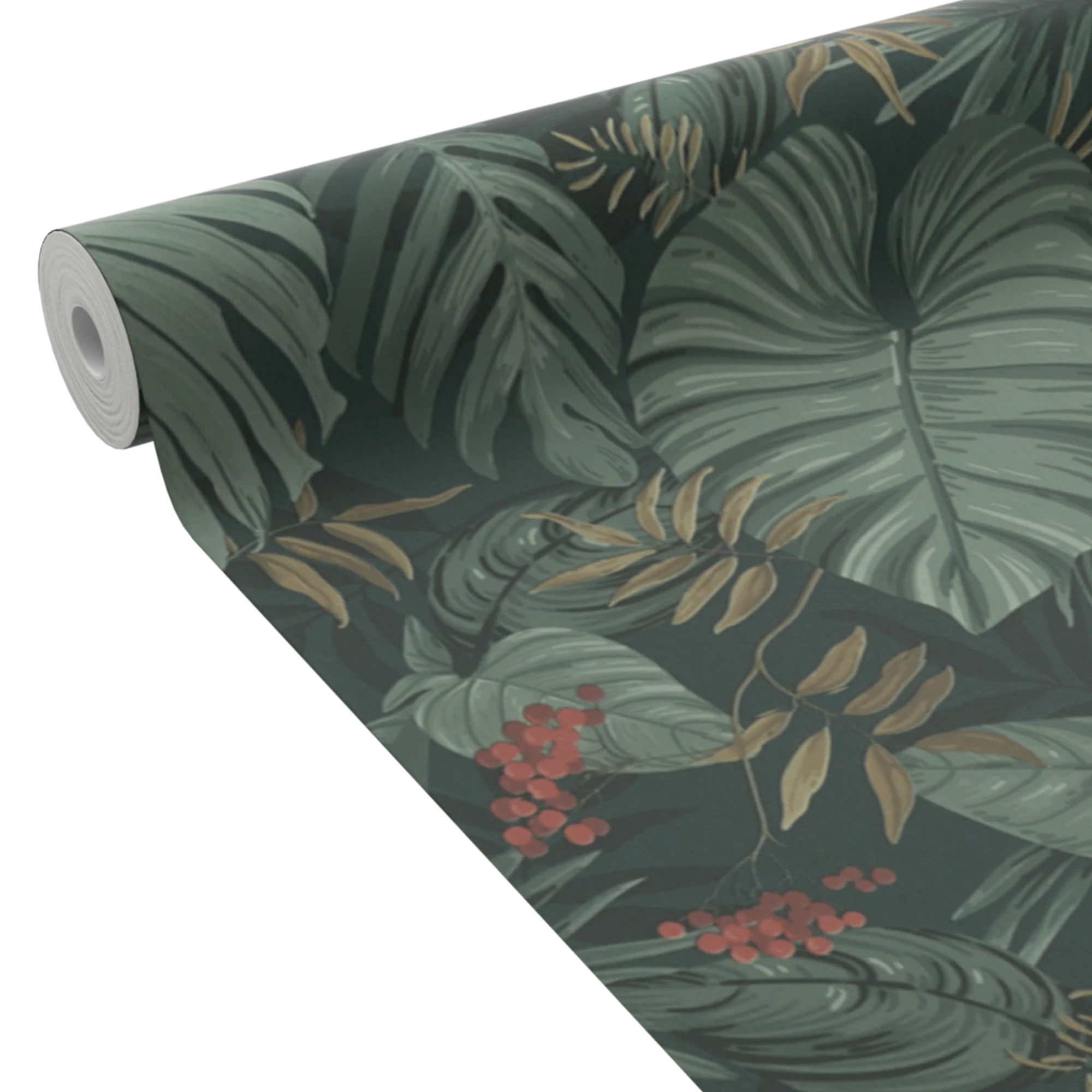 William Morris at Home Papier peint intissé ACANTHUS vert feuille