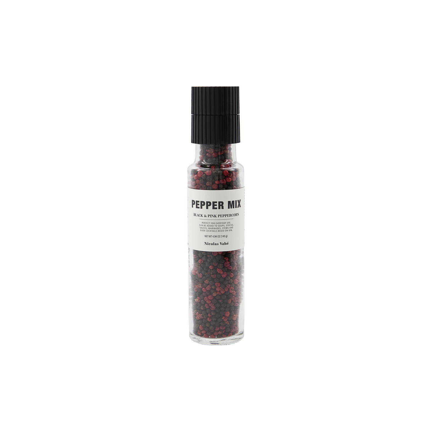 Peber Sort & pink mix