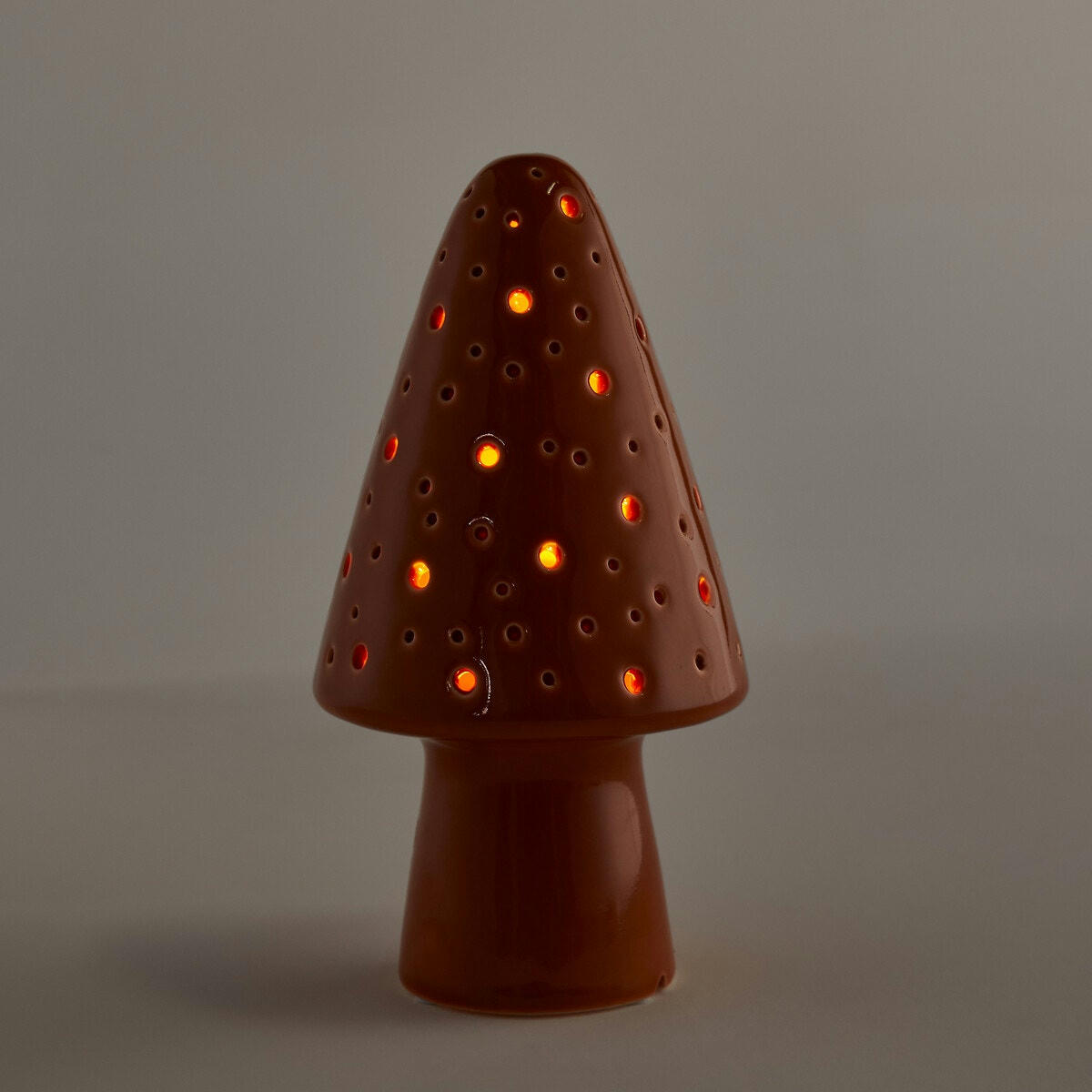 Champignon lumineux en porcelaine, Caspar