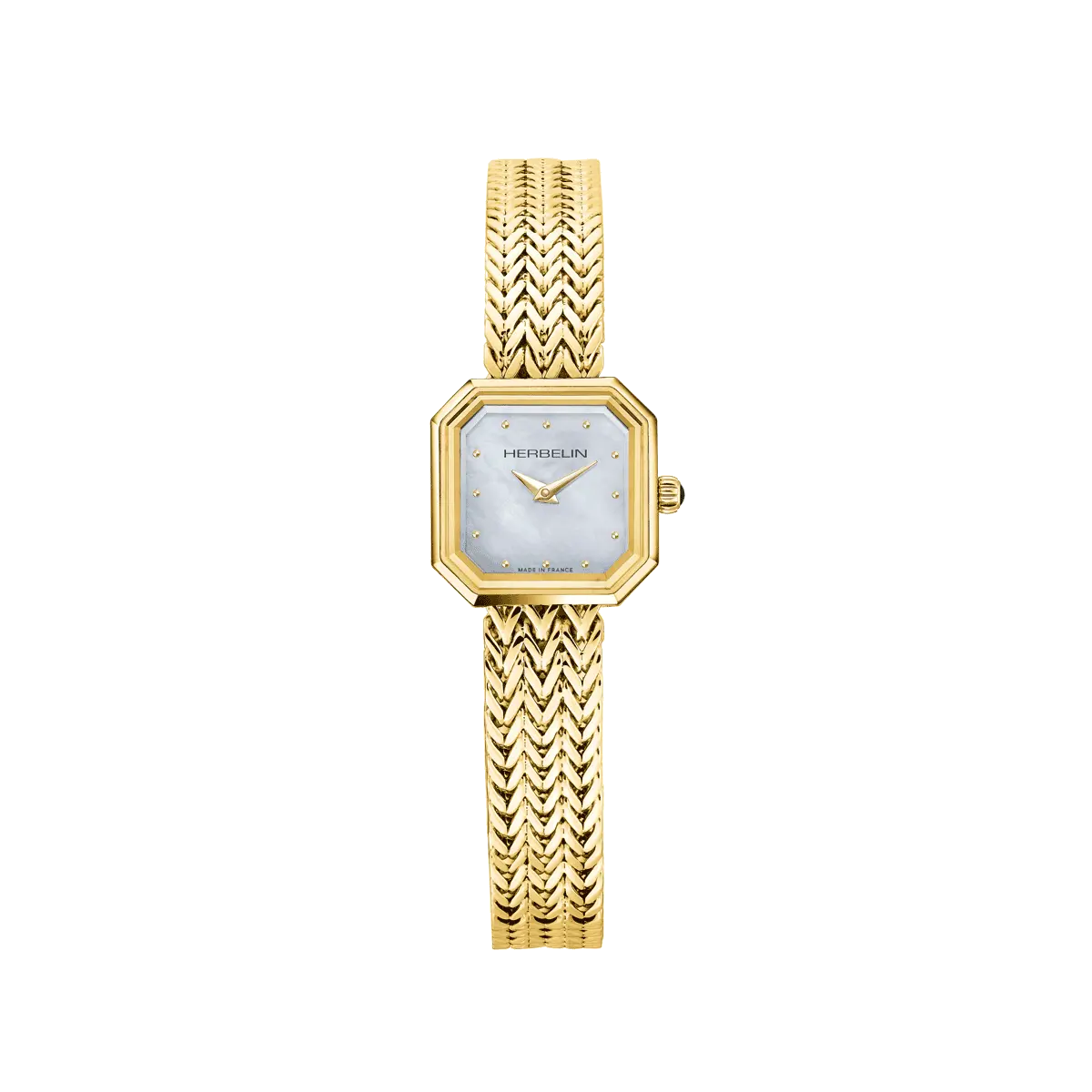 OCTOGÔNE – QUARTZ – DORÉ & NACRE