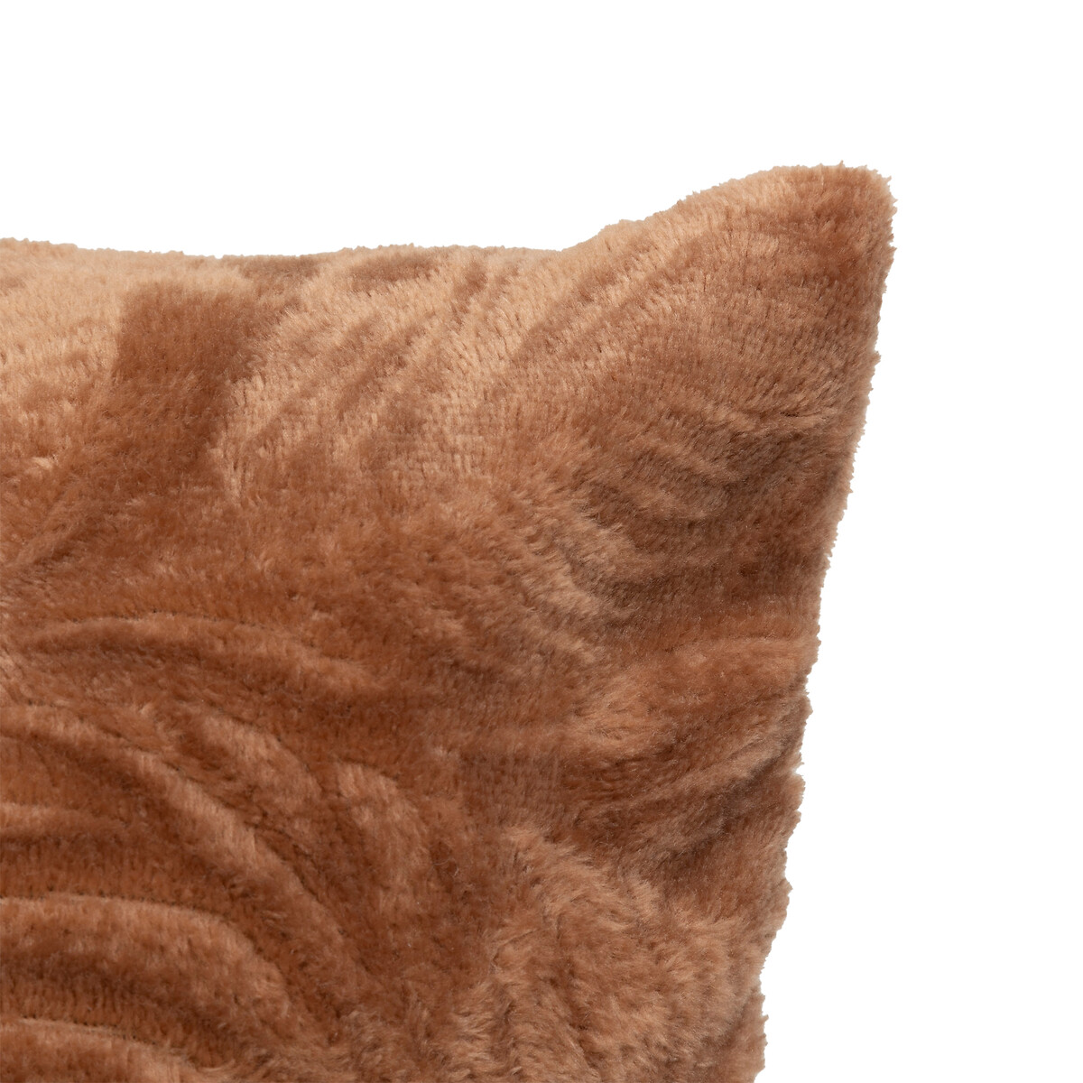 Flannel cushion "Ryo" Terracotta pink, 40x40 cm
