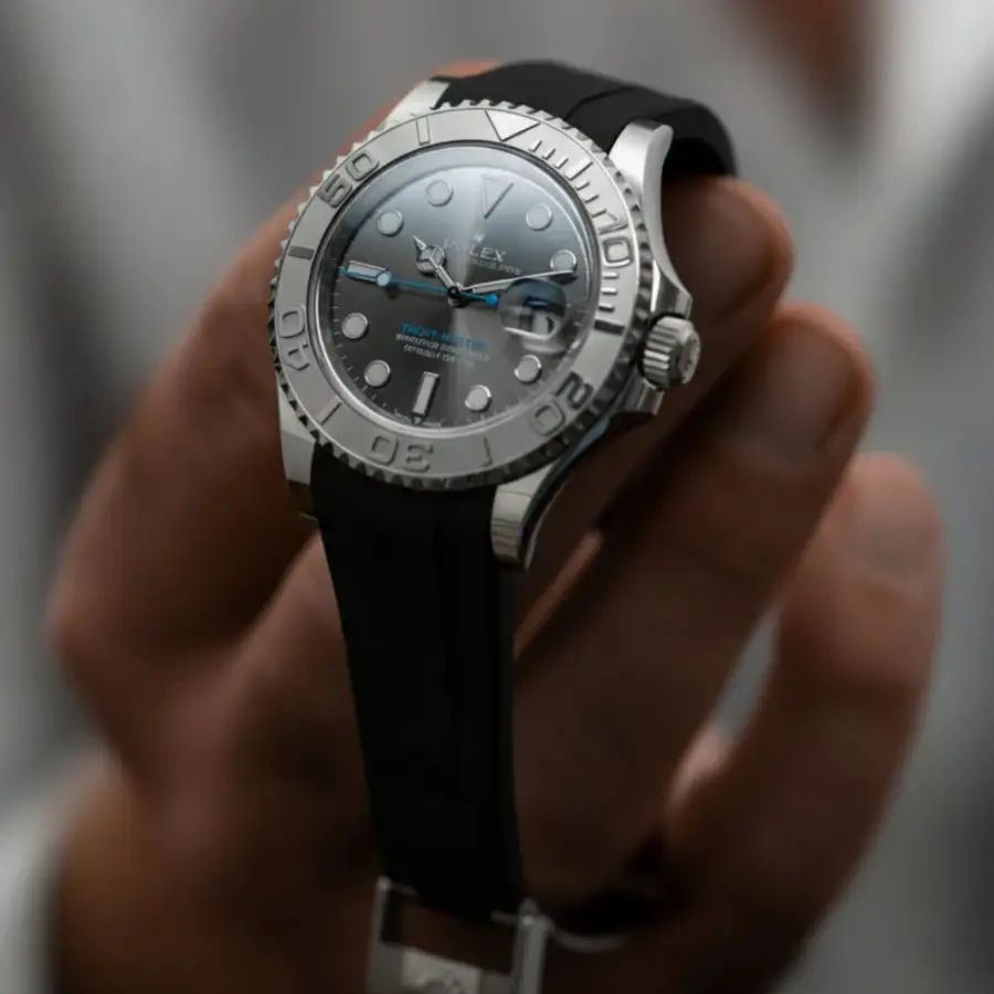 Rolex – Yacht-Master –  Rubber Strap – Black
