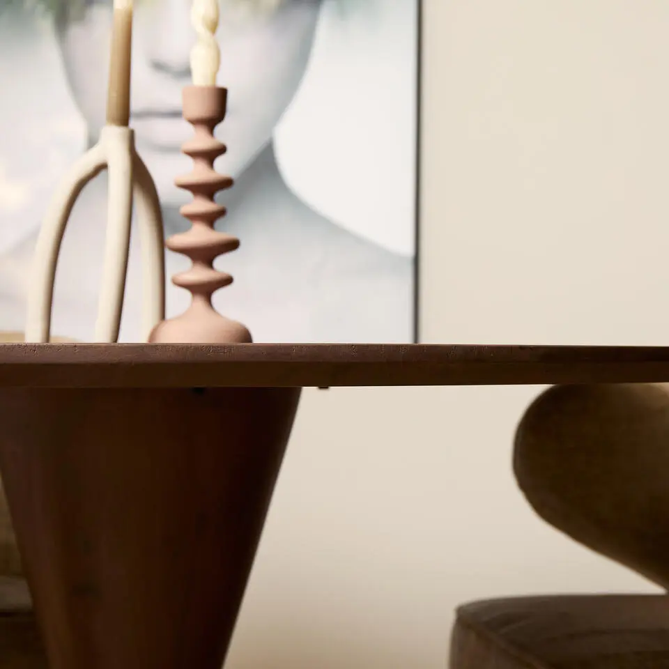 Starfurn - Eettafel Ferris - Bruin - 110x110x76 cm