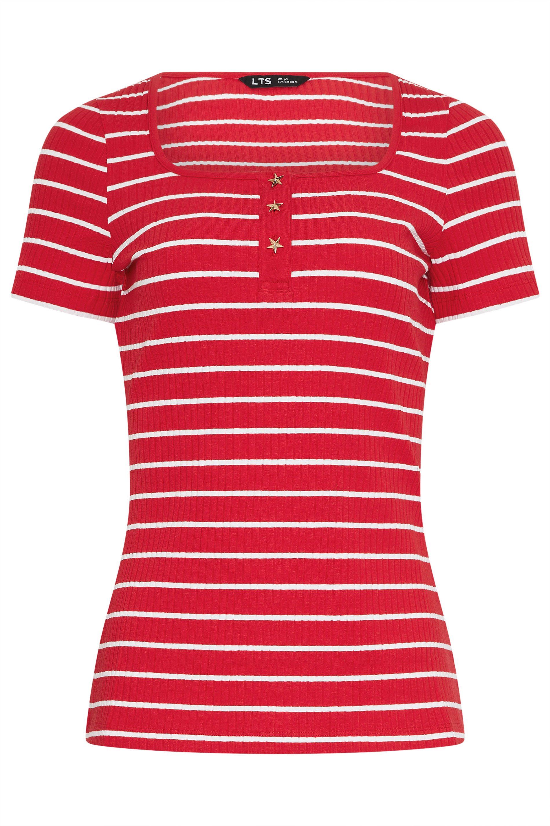 Long Tall Sally Tall Stripe Ribbed T-Shirt