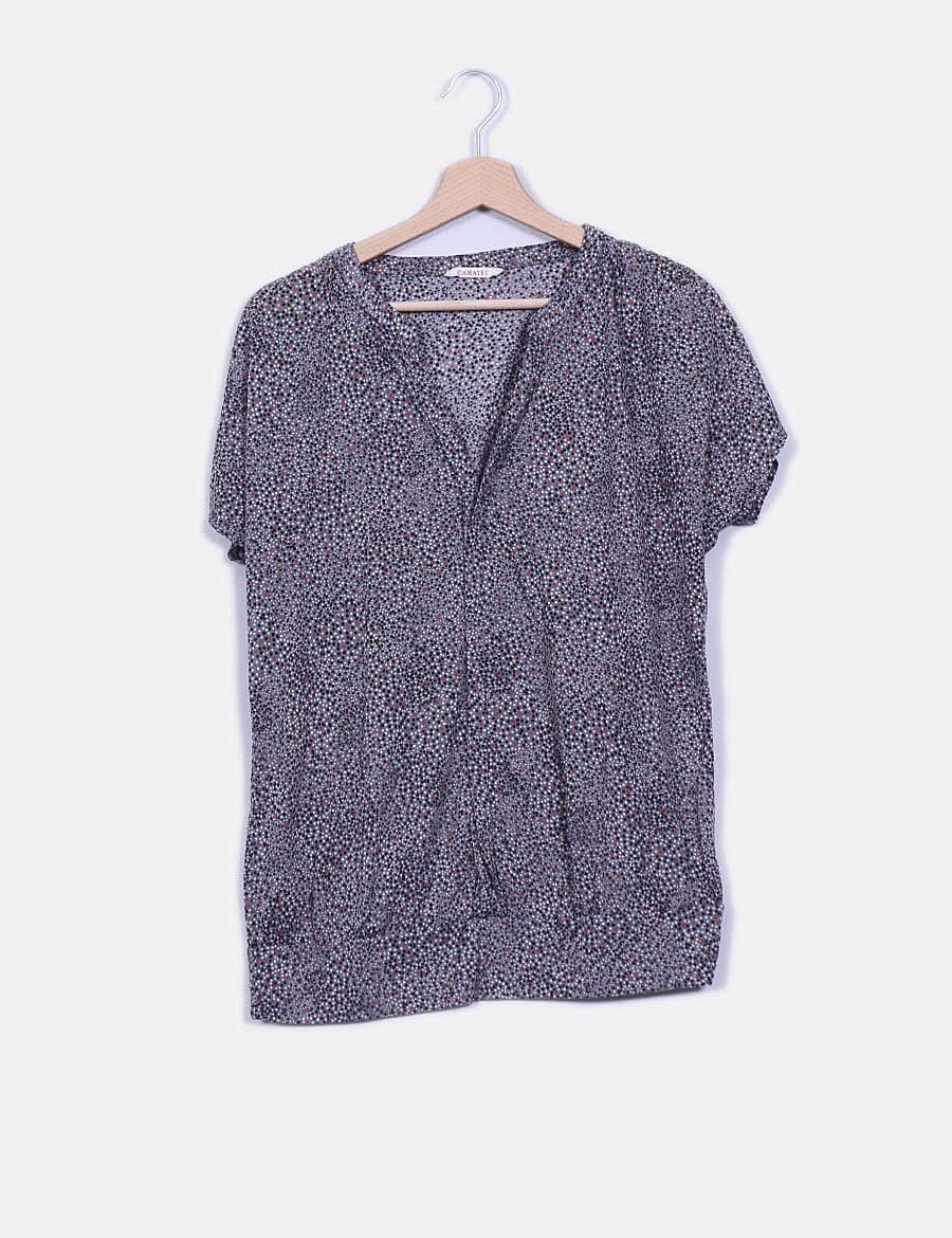Camaïeu Gray t-shirt motes