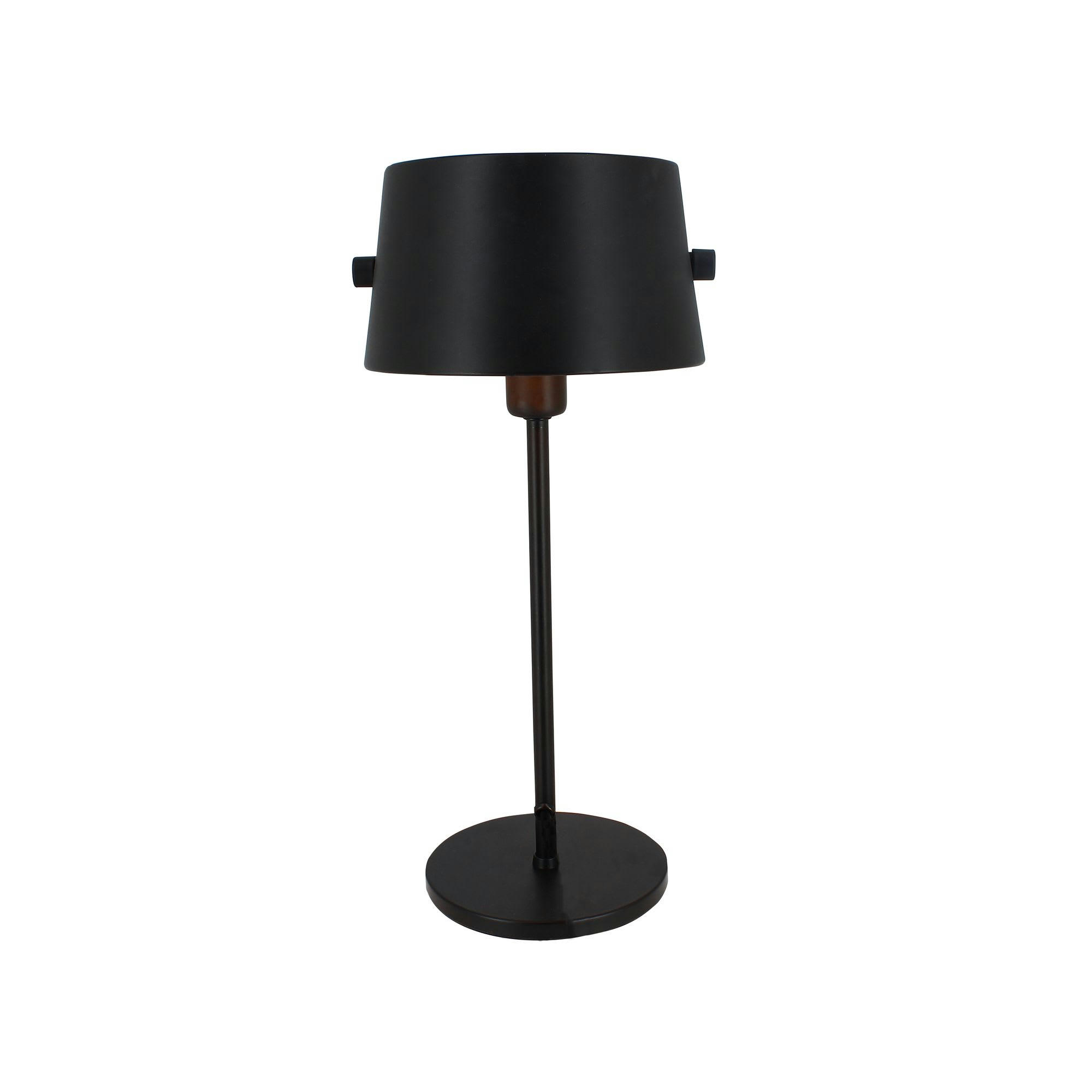 TRENDY - Lampe à poser en métal noir et doré