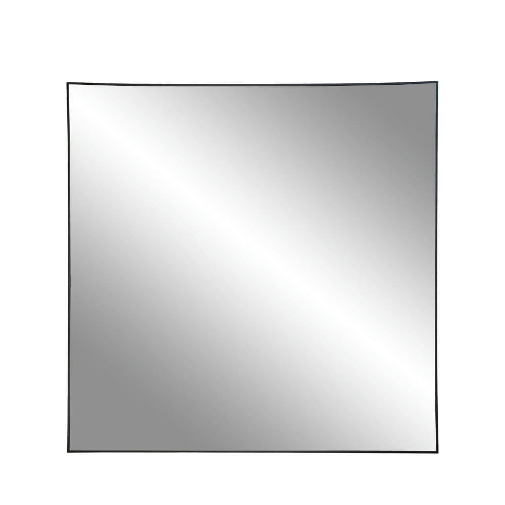 JERSEY - Miroir carré en métal 60x60cm noir