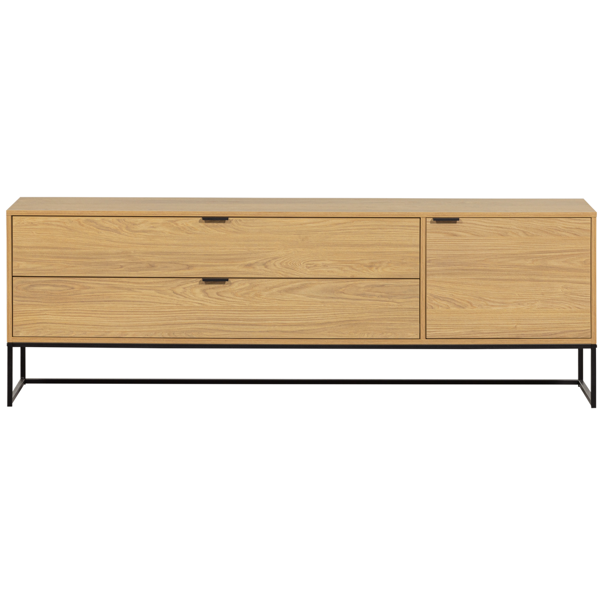 WOOOD tv-meubel Silas - Eiken - Melamine - 61x180x44