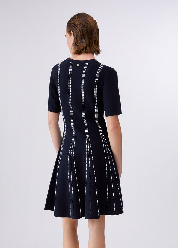 Abito corto in maglia