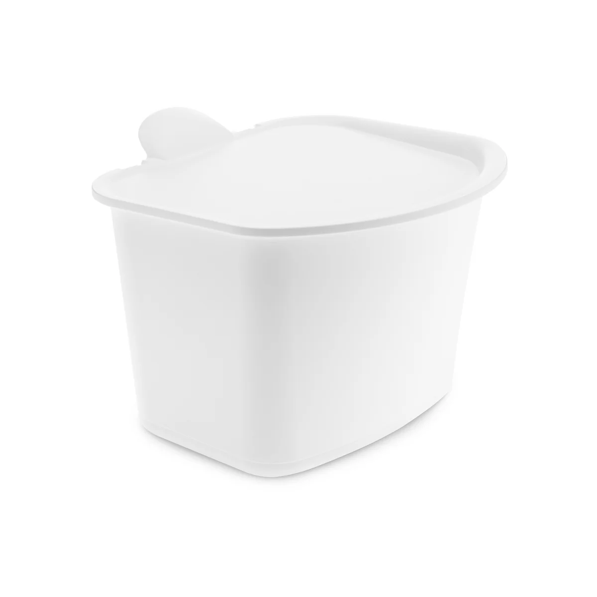 Koziol - Bibo Bio Abfall Behälter, cotton white